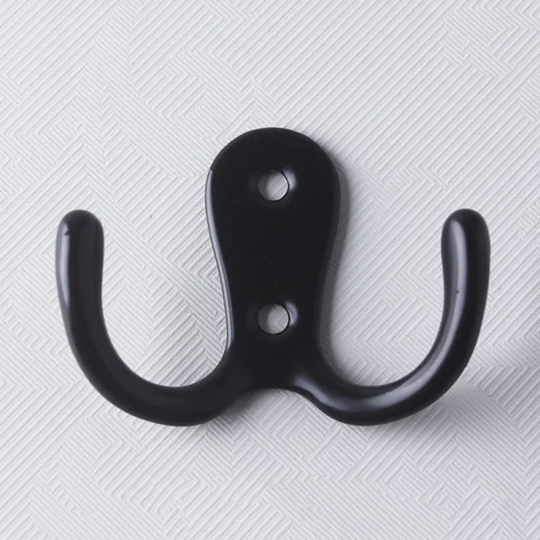 10pcs-Coat-Hooks-Wall-Mounted-2-Hole-Towel-Hanger-For-Coats-Hats-Clothing-Home-Storage-Hooks-4