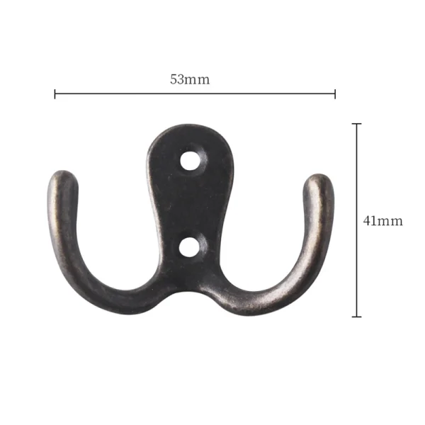 10pcs-Coat-Hooks-Wall-Mounted-2-Hole-Towel-Hanger-For-Coats-Hats-Clothing-Home-Storage-Hooks-5