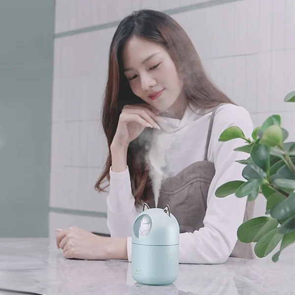 300ML-Air-Humidifier-Cute-Cat-Ultra-Silent-USB-Office-Household-Bedroom-Car-Aromatherapy-Air-Purifier-with-4