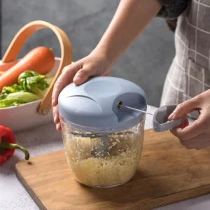 Manual Chopper Rotate Garlic Press Crusher Vegetable Onion