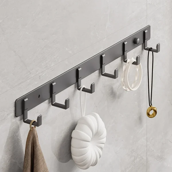 Aluminum-Grey-Robe-Hook-Wall-Hanging-Towel-Hooks-Clothes-Storage-Bathroom-Accessories