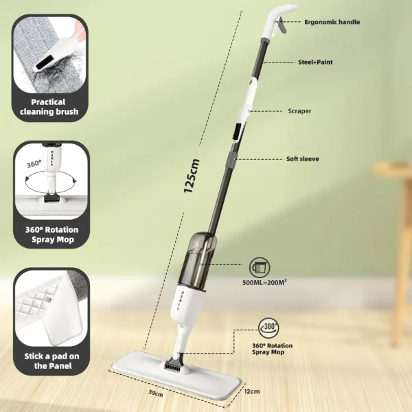 DARIS-Spray-Flat-Mop-With-Reusable-Microfibers-Pads-360-Rotation-Floor-Cleaning-Mop-500ML-Big-Capacity-2