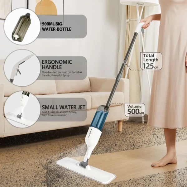 DARIS-Spray-Flat-Mop-With-Reusable-Microfibers-Pads-360-Rotation-Floor-Cleaning-Mop-500ML-Big-Capacity-3