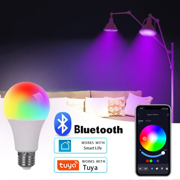E27-LED-Smart-Bulb-RGB-Tuya-Lamp-Bluetooth-APP-Control-Dimmable-Ampoule-LED-Light-Bulb-15W