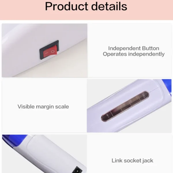 Electric-Double-Wax-Heater-Epilator-Cartridge-Wax-Roller-Base-Roll-On-Waxing-Refillable-Hair-Removal-Machine-3