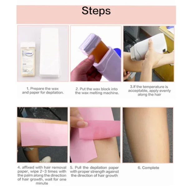 Electric-Double-Wax-Heater-Epilator-Cartridge-Wax-Roller-Base-Roll-On-Waxing-Refillable-Hair-Removal-Machine-5