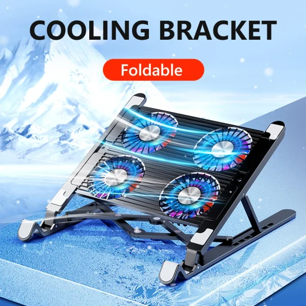 New-Laptop-Cooler-Base-Stand-Foldable-Laptop-Cooling-Pad-Portable-Adjustable-Notebook-Stand-for-11-17