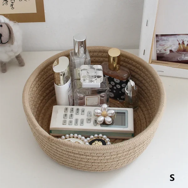 Round-Desktop-Storage-Baskets-Jewelry-Key-Remote-Control-Organizer-Dormitory-Bedroom-Desk-Toy-Cosmetic-Book-Pen-4
