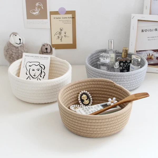 Round-Desktop-Storage-Baskets-Jewelry-Key-Remote-Control-Organizer-Dormitory-Bedroom-Desk-Toy-Cosmetic-Book-Pen-5