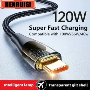 120W Type C Super Fast Charging Cable