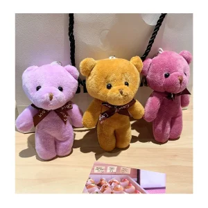 Teddy Bear Plush Keychain