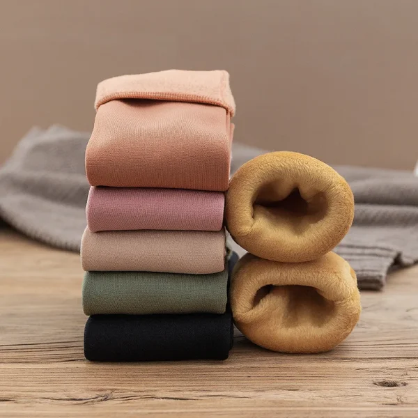 1Pair-Winter-Socks-Women-Thick-Socks-Solid-Pure-Elasticity-Snow-Socks-Warm-Grils-Fashion-Long-Socks-1