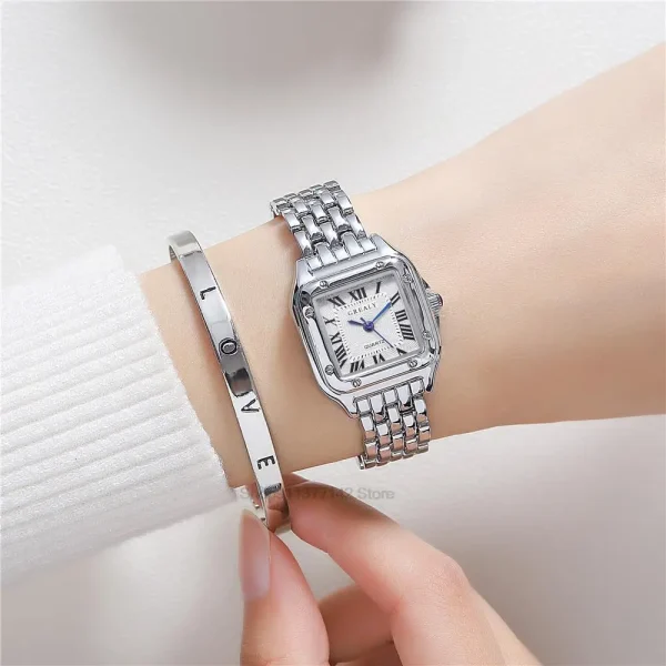 2023-Luxury-Women-s-Fashion-Square-Watches-Gold-Alloy-Strap-Ladies-Quartz-Wristwatches-Qualities-Female-Roman-3