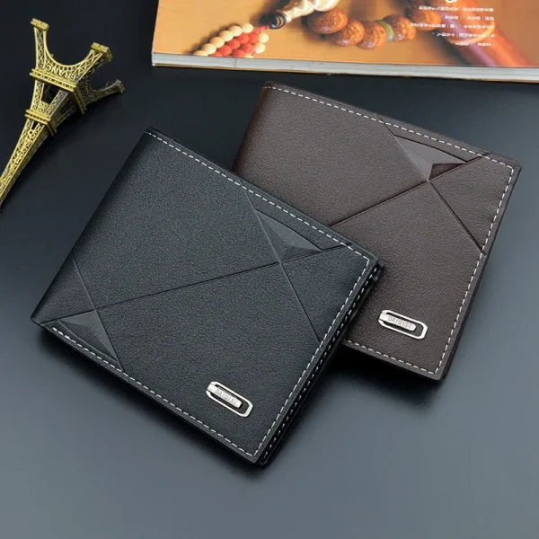 2023-New-Spot-men-s-wallet-short-multi-card-fashion-casual-young-men-thin-three-fold