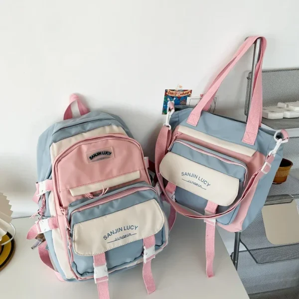 2024-High-Quality-Ladies-Backpacks-Anti-Theft-Back-Zipper-Fashion-Backpack-Girls-Schoolbag-Casual-Travel-Single
