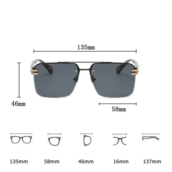 2024-New-Vintage-Sunglasses-For-Men-Square-Rimless-Glasses-Dropshipping-Sunglasses-Luxury-Brand-Oculos-Sun-Lentes-5