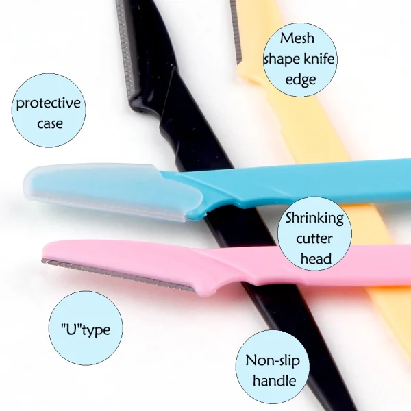 3-4-10Pcs-Eyebrow-Trimmer-Face-Blade-Shaver-Portable-Eye-Brow-Epilation-Hair-Removal-Safety-Eyebrow-4