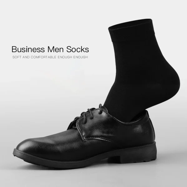 5-Pairs-Pure-Color-High-Quality-Women-and-Men-Cotton-Socks-Soft-Breathable-Antibacterial-Black-Business-3