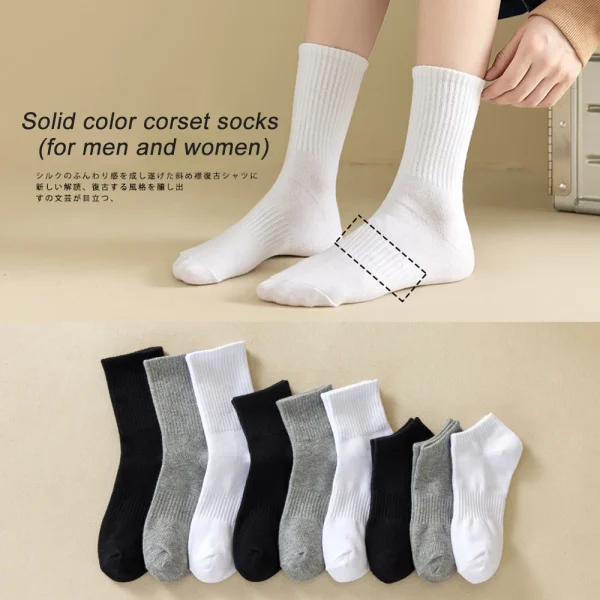5-Pairs-Set-Running-Athletic-Cushioned-Ankle-Socks-Basketball-Socks-Outdoor-Athletic-Crew-Socks-Thick-Long-2