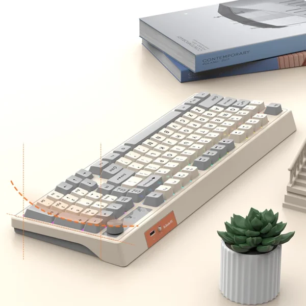 98-key-Wireless-Keyboard-2-4G-Bluetooth-Dual-mode-Connection-Rainbow-Light-Multi-function-Suitable-for-5