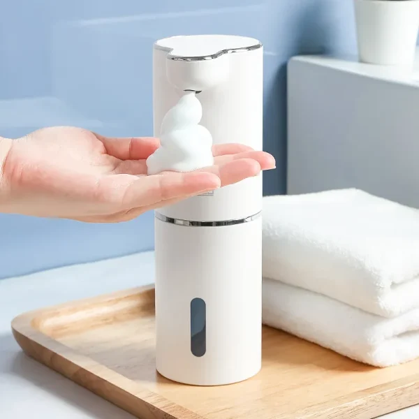 Automatic-Foam-Soap-Dispensers-Bathroom-Smart-Washing-Hand-Machine-With-USB-Charging-White-High-Quality-ABS-2