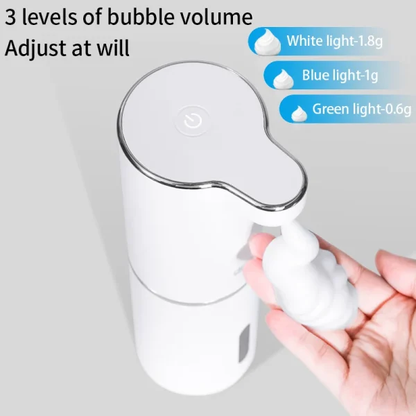 Automatic-Foam-Soap-Dispensers-Bathroom-Smart-Washing-Hand-Machine-With-USB-Charging-White-High-Quality-ABS-4