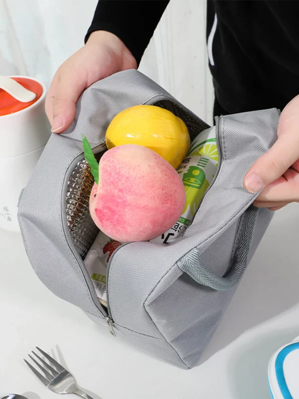 Bento-Bag-Bear-Label-600D-Oxford-Cloth-Thickened-Aluminum-Foil-Insulation-Waterproof-Durable-Lightweight-Soild-Color-4