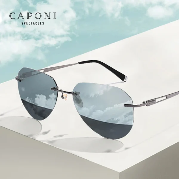 CAPONI-Rimless-Men-s-Sunglasses-Polarized-Photochromic-UV400-Outdoor-Driving-Sun-Glasses-Titanium-Alloy-Fashion-Eyewear