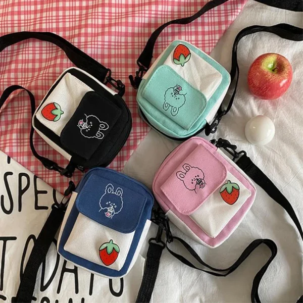 Canvas-Women-s-Phone-Bag-Cartoon-Printed-Shoulder-Messenger-Bag-Fashion-Casual-Handbag-1