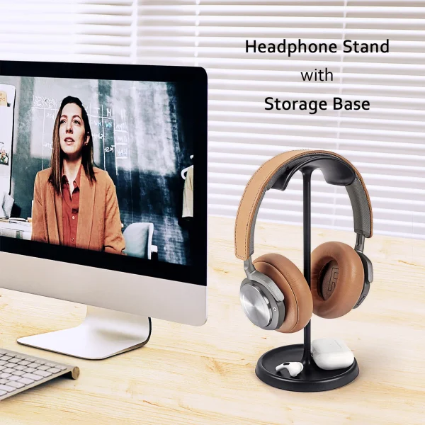 Curved-Headphone-Stand-Sturdy-Non-Slip-Heavy-Base-Gaming-Headset-Holder-Hanger-with-Storage-Tray-for-1