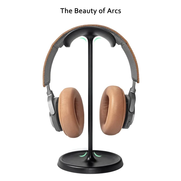 Curved-Headphone-Stand-Sturdy-Non-Slip-Heavy-Base-Gaming-Headset-Holder-Hanger-with-Storage-Tray-for-2