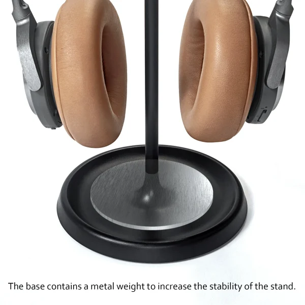Curved-Headphone-Stand-Sturdy-Non-Slip-Heavy-Base-Gaming-Headset-Holder-Hanger-with-Storage-Tray-for-4