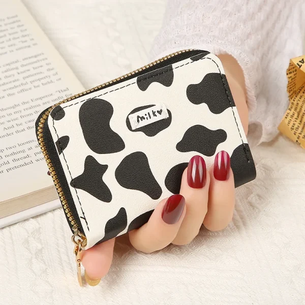 Cute-Cow-Pattern-Coin-Purse-for-Women-Girls-Card-Wallet-PU-Leather-Students-Pocket-Zipper-Key