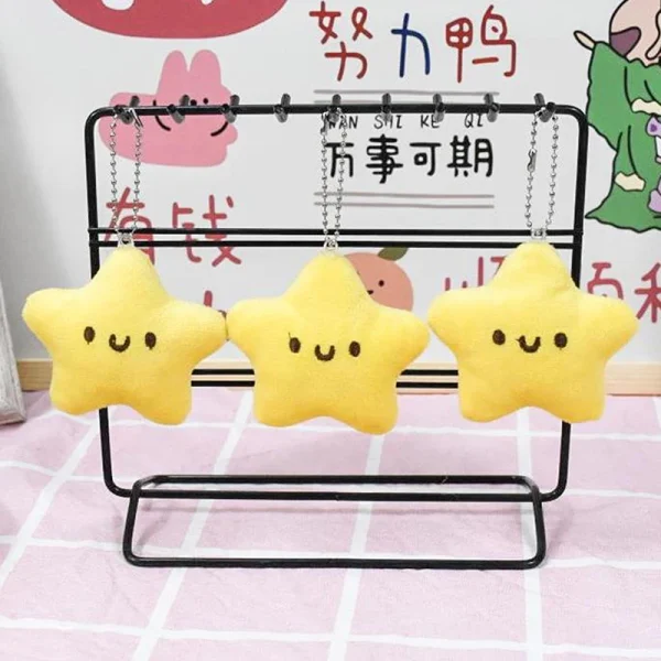 Cute-Mini-Yellow-Small-Stars-Soft-Plush-Toys-Keychain-Backpack-Ornaments-Pendant-Gifts-Bag-Hanging-Decoration-1