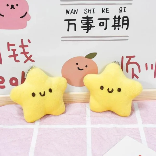 Cute-Mini-Yellow-Small-Stars-Soft-Plush-Toys-Keychain-Backpack-Ornaments-Pendant-Gifts-Bag-Hanging-Decoration-2