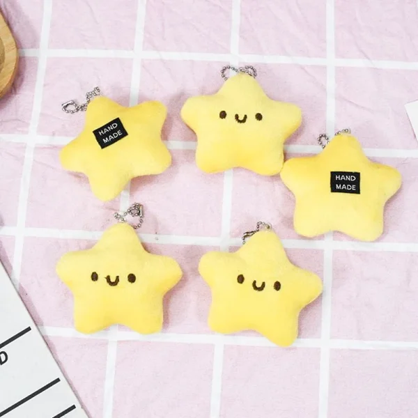 Cute-Mini-Yellow-Small-Stars-Soft-Plush-Toys-Keychain-Backpack-Ornaments-Pendant-Gifts-Bag-Hanging-Decoration-3