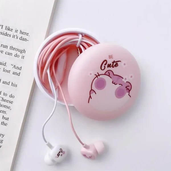 Earphone-Holder-Case-with-Subwoofer-Earphone-Line-Cartoon-Red-Rice-Storage-Protective-Box-Headphone-Bag-Earbuds