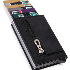 Anti-magnetic Credit Cards Holder With Organizer