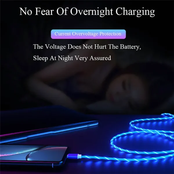 Glowing-LED-3-IN-1-Cable-For-Samsung-Xiaomi-iPhone-Flowing-Streamer-Light-Fast-Charger-USB-3