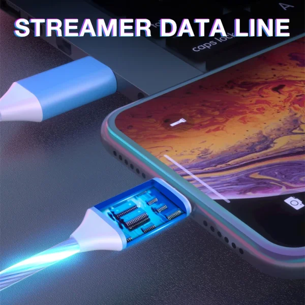 Glowing-LED-3-IN-1-Cable-For-Samsung-Xiaomi-iPhone-Flowing-Streamer-Light-Fast-Charger-USB-4