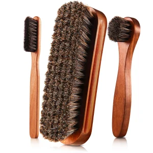 Horsehair Gloss shoe brush Kit