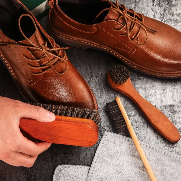 Horsehair-Gloss-shoe-brush-Kit-Polishing-Applicator-Clean-shoe-Boot-care-brush-Suede-cleaning-brush-4