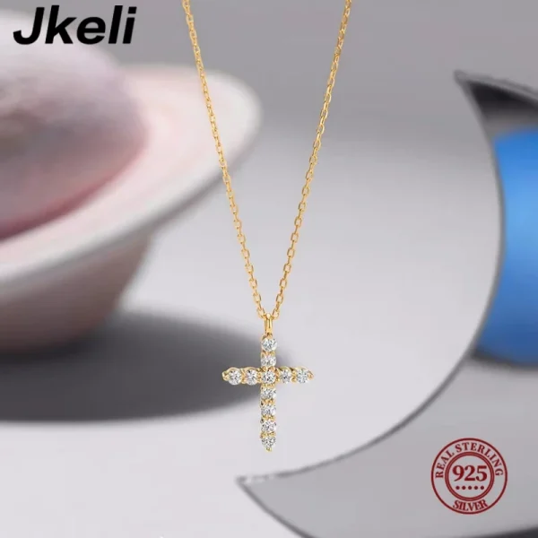 Jkeli-925-Sterling-Silver-Cute-Cross-JkeliPendant-Simple-Necklace-Female-Clavicle-Chain-Fine-Jewelry-For-Women-4