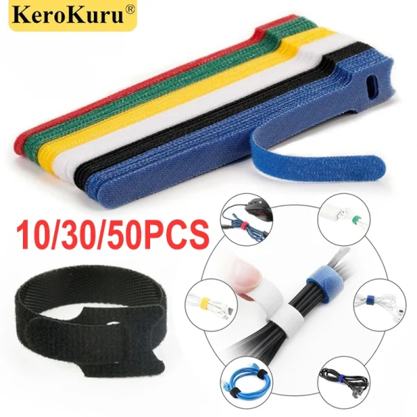 Kerokuru-Cable-Organizer-Cable-Management-Cable-Winder-Tape-Protector-for-wire-Ties-Phone-Accessories-organizador-cables