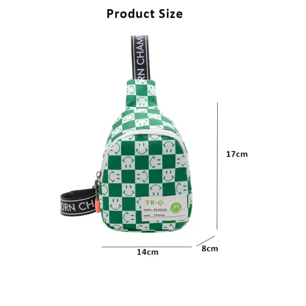 Korean-Smile-Children-s-Shoulder-Bag-Vintage-Check-Plaid-Small-Square-Boys-Kids-Messenger-Bags-Baby-5