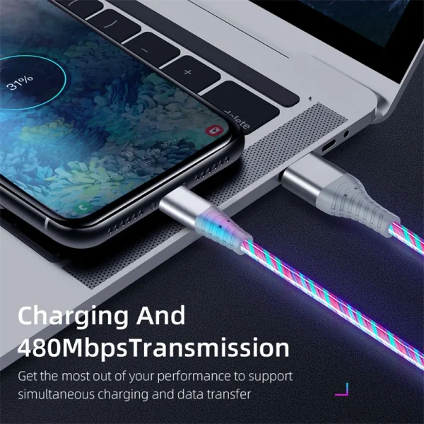 LED-light-Cable-Mobile-Phone-Charger-Cables-Glowing-Micro-USB-Type-C-3A-Fast-Charging-For-5