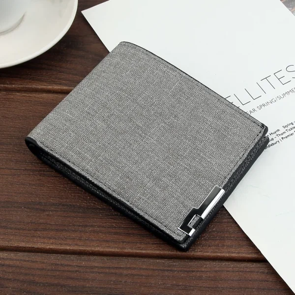 Men-s-Wallet-Coin-Purse-Short-Slim-Men-s-Wallet-Wallet-Credit-Card-Bi-fold-Canvas