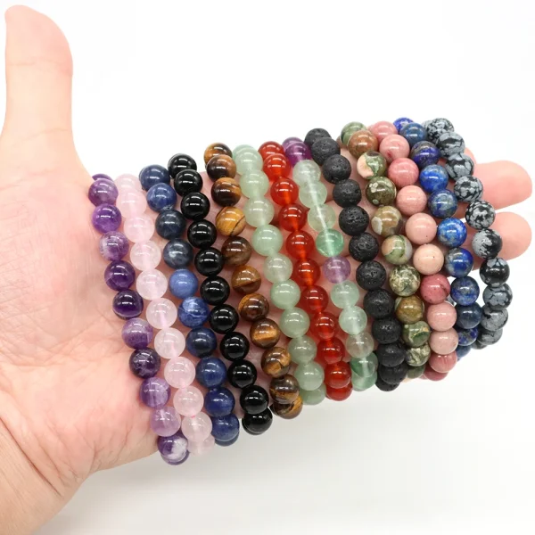 Natural-Stone-Round-Beads-Bracelet-Amethyst-Rose-Quartz-Chakra-Healing-Crystal-Elastic-Stretch-Bangle-For-Women-1
