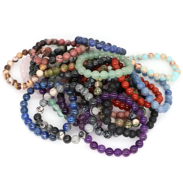 Natural-Stone-Round-Beads-Bracelet-Amethyst-Rose-Quartz-Chakra-Healing-Crystal-Elastic-Stretch-Bangle-For-Women-5