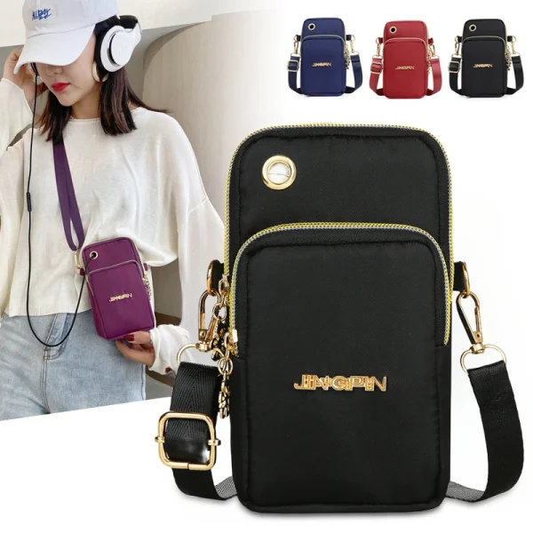 New-Fashion-Balloon-Mobile-Phone-Crossbody-Bags-for-Women-Shoulder-Bag-Cell-Phone-Pouch-With-Headphone